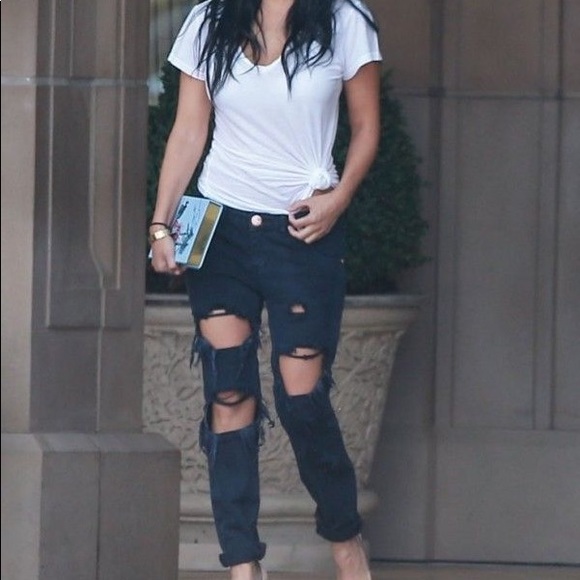 One Teaspoon Fox Black Freebird Jeans - Picture 1 of 6